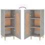 Aparador de madera contrachapada gris hormigón 34,5x34x90 cm de , Aparadores - Ref: Foro24-812415, Precio: 57,67 €, Descuento: %
