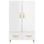 Aparador alto madera de ingeniería blanco brillo 69,5x31x115 cm de , Aparadores - Ref: Foro24-828214, Precio: 99,35 €, Descue...