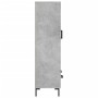 Aparador alto madera de ingeniería gris hormigón 69,5x31x115 cm de , Aparadores - Ref: Foro24-830328, Precio: 88,46 €, Descue...