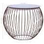 Mesa de centro dorado Ø 51 cm de , Mesas de centro - Ref: Foro24-287659, Precio: 80,53 €, Descuento: %