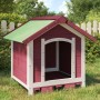 Caseta para perros madera maciza de pino moca 65x65x61,5 cm de , Casetas y cercados para perros - Ref: Foro24-172275, Precio:...