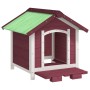 Caseta para perros madera maciza de pino moca 65x65x61,5 cm de , Casetas y cercados para perros - Ref: Foro24-172275, Precio:...