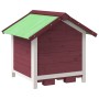 Caseta para perros madera maciza de pino moca 65x65x61,5 cm de , Casetas y cercados para perros - Ref: Foro24-172275, Precio:...