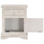 Mesita de noche de madera maciza de mango blanca 40x30x50 cm de , Mesitas de noche - Ref: Foro24-247713, Precio: 116,28 €, De...