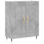 Aparador de madera de ingeniería gris hormigón 69,5x34x90 cm de , Aparadores - Ref: Foro24-830176, Precio: 75,32 €, Descuento: %