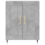 Aparador de madera de ingeniería gris hormigón 69,5x34x90 cm de , Aparadores - Ref: Foro24-830176, Precio: 75,32 €, Descuento: %