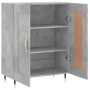 Aparador de madera de ingeniería gris hormigón 69,5x34x90 cm de , Aparadores - Ref: Foro24-830176, Precio: 75,32 €, Descuento: %