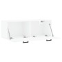 Armario de pared madera ingeniería blanco brillo 100x36,5x35 cm de , Taquillas y armarios de almacenamiento - Ref: Foro24-830...