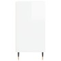 Aparador madera de ingeniería blanco brillante 57x35x70 cm de , Aparadores - Ref: Foro24-827126, Precio: 56,86 €, Descuento: %
