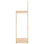 Soporte para leña madera maciza de pino 33,5x30x110 cm de , Bolsas y soportes de leña - Ref: Foro24-822616, Precio: 37,68 €, ...