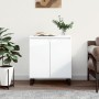 Aparador de madera contrachapada blanco brillante 60x35x70 cm de , Aparadores - Ref: Foro24-827166, Precio: 85,12 €, Descuent...