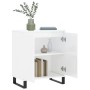 Aparador de madera contrachapada blanco brillante 60x35x70 cm de , Aparadores - Ref: Foro24-827166, Precio: 85,12 €, Descuent...