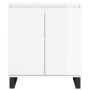 Aparador de madera contrachapada blanco brillante 60x35x70 cm de , Aparadores - Ref: Foro24-827166, Precio: 85,12 €, Descuent...