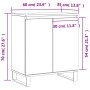 Aparador de madera contrachapada blanco brillante 60x35x70 cm de , Aparadores - Ref: Foro24-827166, Precio: 85,12 €, Descuent...