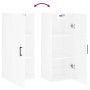 Armario de pared blanco brillante 34,5x34x90 cm de , Aparadores - Ref: Foro24-828862, Precio: 54,60 €, Descuento: %