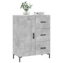 Aparador de madera de ingeniería gris hormigón 69,5x34x90 cm de , Aparadores - Ref: Foro24-830264, Precio: 98,14 €, Descuento: %
