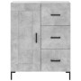 Aparador de madera de ingeniería gris hormigón 69,5x34x90 cm de , Aparadores - Ref: Foro24-830264, Precio: 98,14 €, Descuento: %