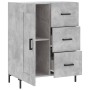 Aparador de madera de ingeniería gris hormigón 69,5x34x90 cm de , Aparadores - Ref: Foro24-830264, Precio: 98,14 €, Descuento: %