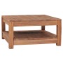 Mesa de centro de madera maciza de teca 68x67x35 cm de , Mesas de centro - Ref: Foro24-332859, Precio: 172,28 €, Descuento: %