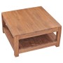 Mesa de centro de madera maciza de teca 68x67x35 cm de , Mesas de centro - Ref: Foro24-332859, Precio: 172,28 €, Descuento: %