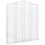 Cestas de gaviones 8 uds forma de arco hierro 200x30x220/240 cm de , Maceteros y jardineras - Ref: Foro24-3145562, Precio: 1,...