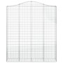 Cestas de gaviones 8 uds forma de arco hierro 200x30x220/240 cm de , Maceteros y jardineras - Ref: Foro24-3145562, Precio: 1,...