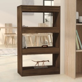 Estantería/divisor madera ingeniería marrón roble 60x30x103 cm de , Librerías y estanterías - Ref: Foro24-813604, Precio: 57,...