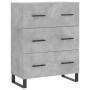 Aparador de madera de ingeniería gris hormigón 69,5x34x90 cm de , Aparadores - Ref: Foro24-827880, Precio: 110,16 €, Descuent...