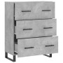 Aparador de madera de ingeniería gris hormigón 69,5x34x90 cm de , Aparadores - Ref: Foro24-827880, Precio: 110,16 €, Descuent...