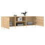 Mueble para TV madera de ingeniería roble Sonoma 150x30x50 cm de , Muebles TV - Ref: Foro24-829087, Precio: 121,87 €, Descuen...