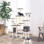 Rascador para gatos con postes de sisal gris oscuro 145 cm de , Mobiliario para gatos - Ref: Foro24-171532, Precio: 95,48 €, ...