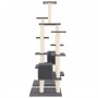 Rascador para gatos con postes de sisal gris oscuro 145 cm de , Mobiliario para gatos - Ref: Foro24-171532, Precio: 95,48 €, ...