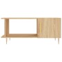 Mesa de centro madera contrachapada roble Sonoma 90x50x40 cm de , Mesas de centro - Ref: Foro24-829479, Precio: 58,77 €, Desc...