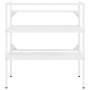 Estructura de lavabo de hierro blanco 79x38x83 cm de , Tocadores de baño - Ref: Foro24-338486, Precio: 65,57 €, Descuento: %