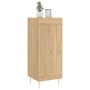 Aparador madera contrachapada color roble Sonoma 34,5x34x90 cm de , Aparadores - Ref: Foro24-830431, Precio: 62,29 €, Descuen...