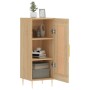 Aparador madera contrachapada color roble Sonoma 34,5x34x90 cm de , Aparadores - Ref: Foro24-830431, Precio: 62,29 €, Descuen...