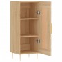 Aparador madera contrachapada color roble Sonoma 34,5x34x90 cm de , Aparadores - Ref: Foro24-830431, Precio: 62,29 €, Descuen...