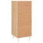 Aparador madera contrachapada color roble Sonoma 34,5x34x90 cm de , Aparadores - Ref: Foro24-830431, Precio: 62,29 €, Descuen...