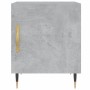 Mesita de noche madera de ingeniería gris hormigón 40x40x50 cm de , Mesitas de noche - Ref: Foro24-827524, Precio: 28,11 €, D...