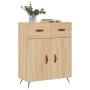 Aparador de madera de ingeniería roble Sonoma 69,5x34x90 cm de , Aparadores - Ref: Foro24-827951, Precio: 83,01 €, Descuento: %