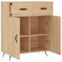 Aparador de madera de ingeniería roble Sonoma 69,5x34x90 cm de , Aparadores - Ref: Foro24-827951, Precio: 83,01 €, Descuento: %