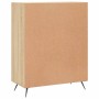 Aparador de madera de ingeniería roble Sonoma 69,5x34x90 cm de , Aparadores - Ref: Foro24-827951, Precio: 83,01 €, Descuento: %