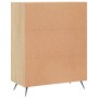 Aparador de madera de ingeniería roble Sonoma 69,5x34x90 cm de , Aparadores - Ref: Foro24-828015, Precio: 69,25 €, Descuento: %