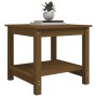 Mesa de centro madera maciza de pino marrón miel 50x50x45 cm de , Mesas de centro - Ref: Foro24-822280, Precio: 65,84 €, Desc...