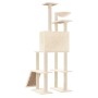 Rascador para gatos con postes de sisal crema 166 cm de , Mobiliario para gatos - Ref: Foro24-171681, Precio: 96,44 €, Descue...