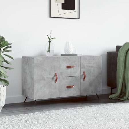 Aparador de madera de ingeniería gris hormigón 100x36x60 cm de , Aparadores - Ref: Foro24-828144, Precio: 85,26 €, Descuento: %