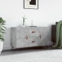 Aparador de madera de ingeniería gris hormigón 100x36x60 cm de , Aparadores - Ref: Foro24-828144, Precio: 85,26 €, Descuento: %