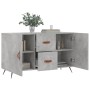 Aparador de madera de ingeniería gris hormigón 100x36x60 cm de , Aparadores - Ref: Foro24-828144, Precio: 85,26 €, Descuento: %
