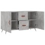 Aparador de madera de ingeniería gris hormigón 100x36x60 cm de , Aparadores - Ref: Foro24-828144, Precio: 85,26 €, Descuento: %