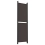Biombo divisor de 6 paneles de tela marrón 300x180 cm de , Divisores de ambientes - Ref: Foro24-350223, Precio: 64,58 €, Desc...